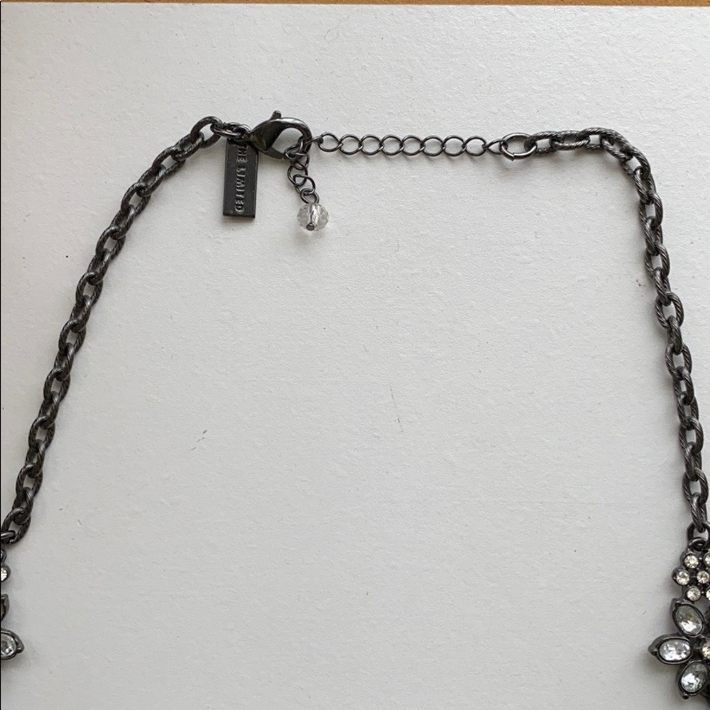 The Limited Large Rhinestone Statement Necklace - image 3